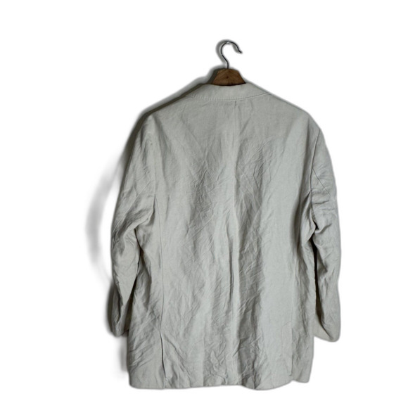 Tommy Bahama Blazer Mens Small Beige Linen Silk Blend Unstructured Casual Jacket - Picture 8 of 10